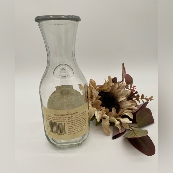 Vintage Paul Masson One Liter Burgundy Wine Bottle w/Lid - Picture 4 of 6